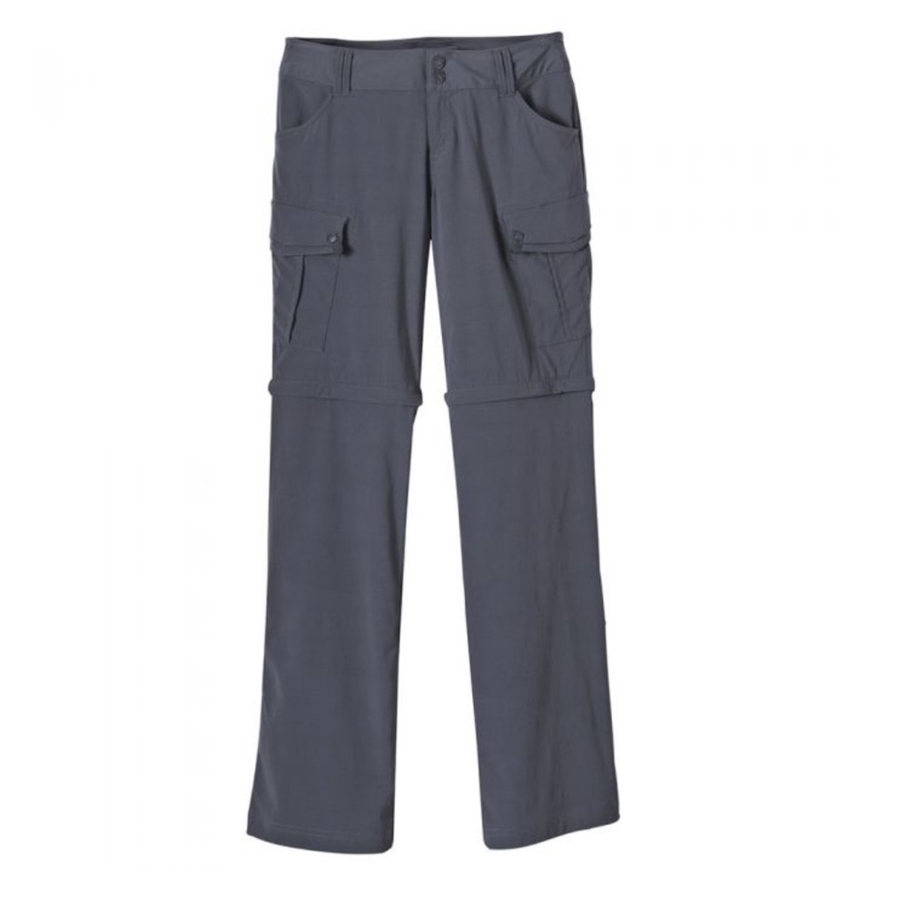 PRANA SAGE CONVERTIBLE PANT Womens size 10 gray‎